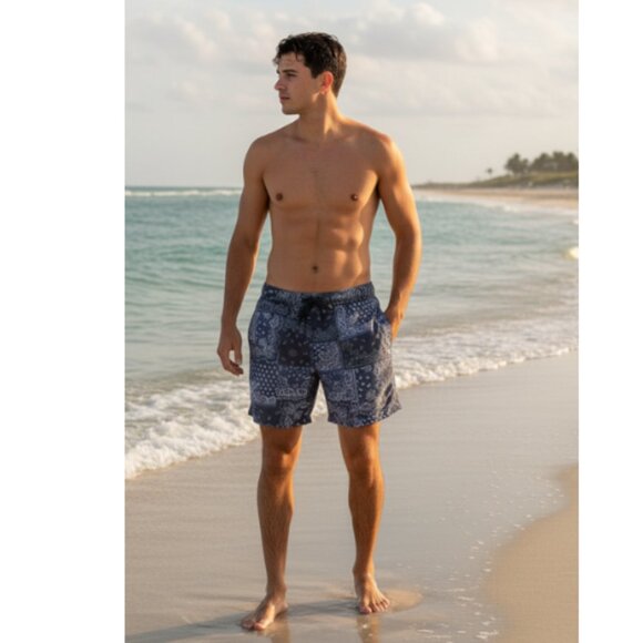 AMERICAN EAGLE MENS SWIM SHORTS - Picture 1 of 6